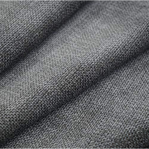 Soft Gray Chenille Fabric for Furniture Upholstery, Sofas and Chai...