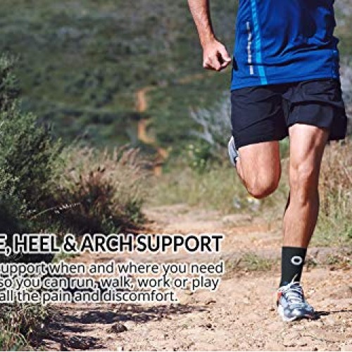 Ankle Brace Compression Sleeve for Men & Women 1 Pair - BEST Ank...