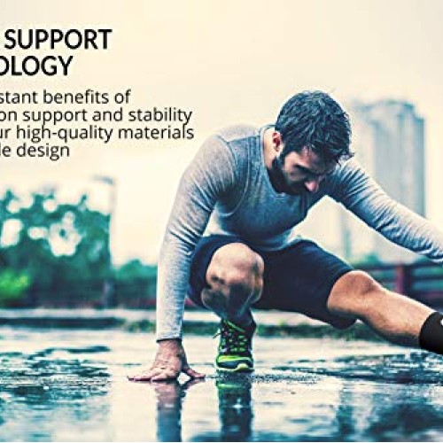 Ankle Brace Compression Sleeve for Men & Women 1 Pair - BEST Ank...