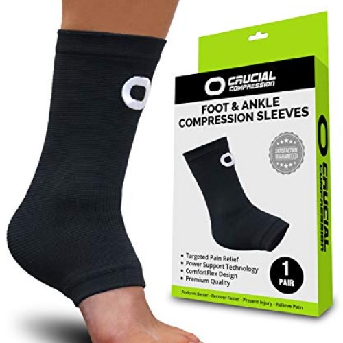 Ankle Brace Compression Sleeve for Men & Women 1 Pair - BEST Ank...