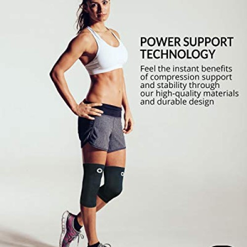Knee Brace Compression Sleeve 1 Pair - Best Knee Support Braces ...