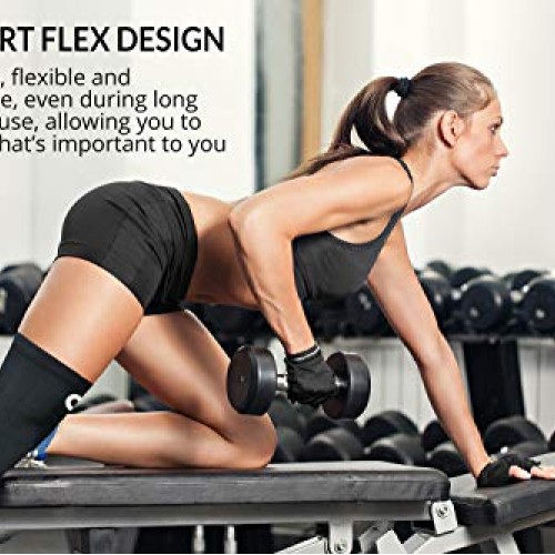 Knee Brace Compression Sleeve 1 Pair - Best Knee Support Braces ...