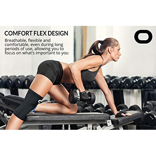 Knee Brace Compression Sleeve 1 Pair - Best Knee Support Braces ...