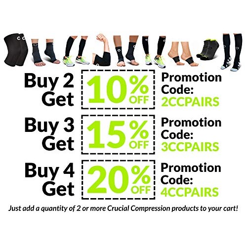Knee Brace Compression Sleeve 1 Pair - Best Knee Support Braces ...