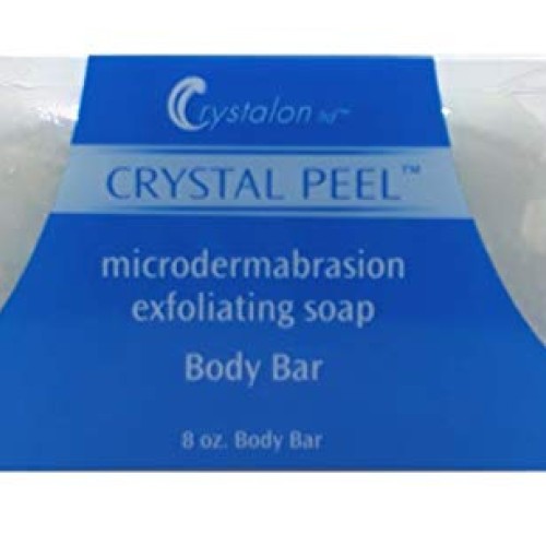 Crystal Peel Microdermabrasion Exfoliating Soap Body Bar, 8 Ounce