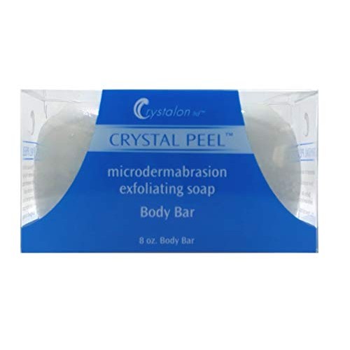 Crystal Peel Microdermabrasion Exfoliating Soap Body Bar, 8 Ounce