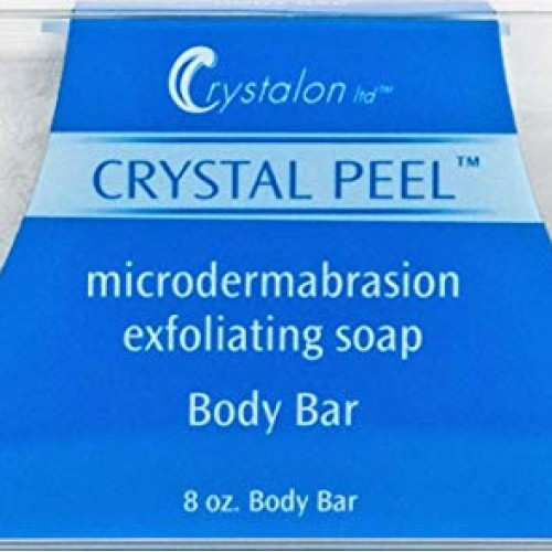 Crystal Peel Microdermabrasion Exfoliating Soap Body Bar, 8 Ounce