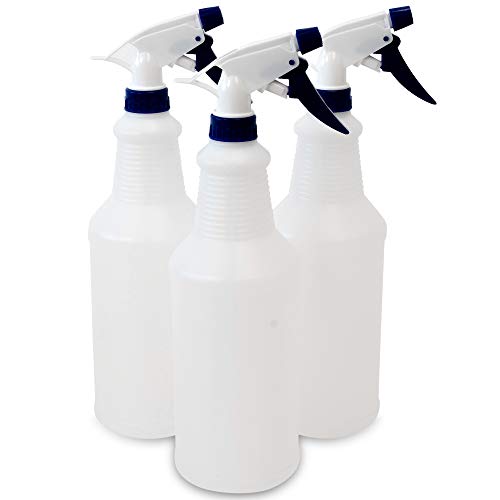 CSBD 32oz Plastic Spray Bottles, Empty and Reusable for Cleaning S...