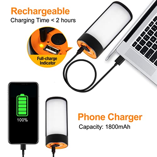 LED Camping Lantern, CT CAPETRONIX Rechargeable Camping Lights wit...