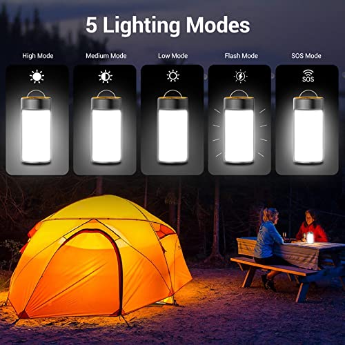 LED Camping Lantern, CT CAPETRONIX Rechargeable Camping Lights wit...