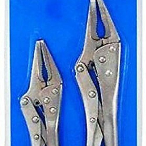 Cal-Hawk Long Needle Nose Locking Vice Grip Style Pliers with Quic...