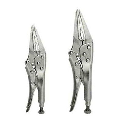 Cal-Hawk Long Needle Nose Locking Vice Grip Style Pliers with Quic...
