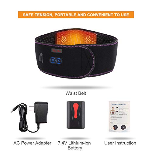 CUEHEAT Heating Pad for Back Pain Relief - Heating Pad Back Brace ...