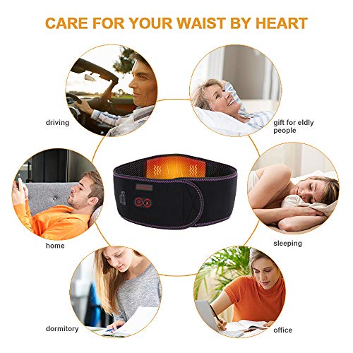 CUEHEAT Heating Pad for Back Pain Relief - Heating Pad Back Brace ...