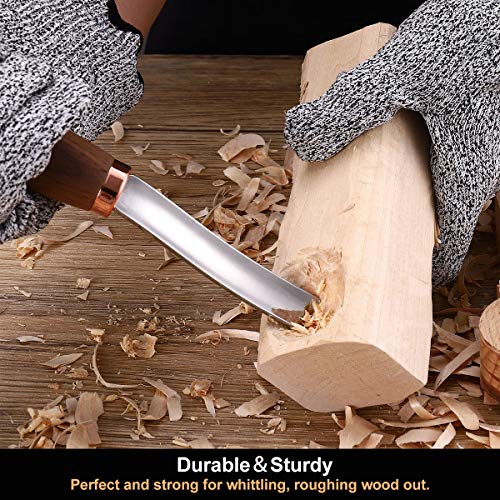 Gouge Knife, Wood Carving Knife, Bowl Carving, Bent Gouge Knife, B...