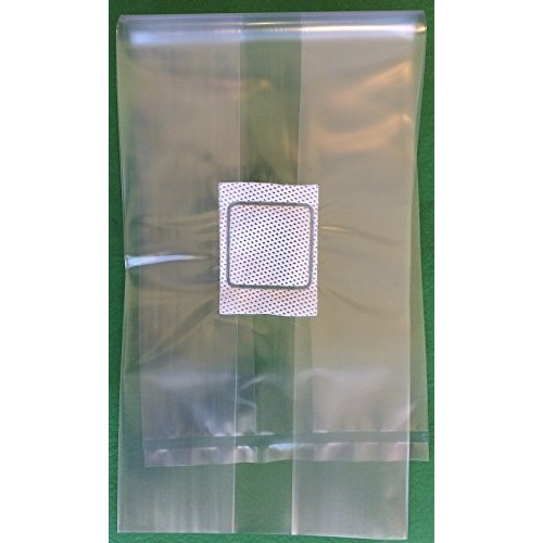 Mushroom Grow or Spawn Bag Large with .5 Micron Filter 30 Count
