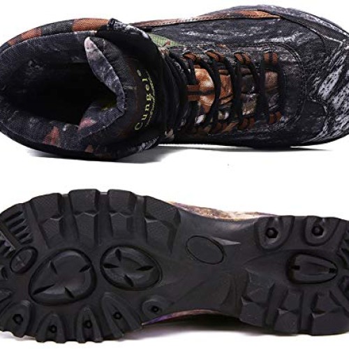 cungel Mens Hunting Boot 8-INCH Camouflage Timber Waterproof Hunt...