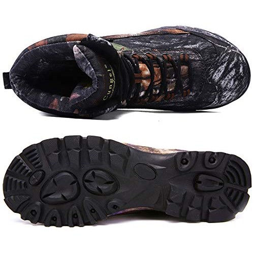 cungel Mens Hunting Boot 8-INCH Camouflage Timber Waterproof Hunt...