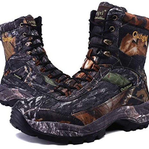 cungel Mens Hunting Boot 8-INCH Camouflage Timber Waterproof Hunt...