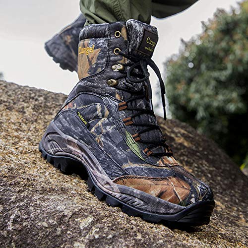 cungel Mens Hunting Boot 8-INCH Camouflage Timber Waterproof Hunt...