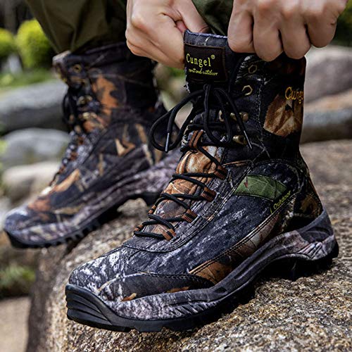 cungel Mens Hunting Boot 8-INCH Camouflage Timber Waterproof Hunt...