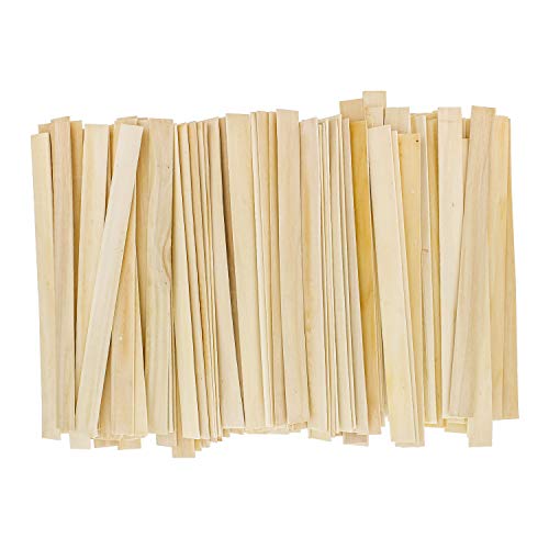 Custom Shop Craft and Paint Sticks - Pack -100 Sticks 12 Inch P...