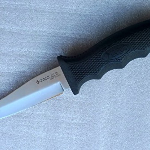 CUTCO Gut Hook Hunting Knife with Leather Sheath #5717BK
