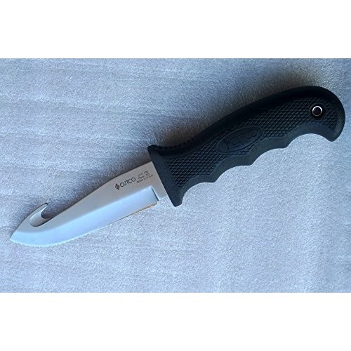 CUTCO Gut Hook Hunting Knife with Leather Sheath #5717BK