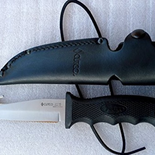CUTCO Gut Hook Hunting Knife with Leather Sheath #5717BK
