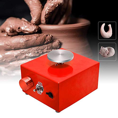 100-240V Mini Electric Pottery Wheel Machine Turntable DIY Clay To...