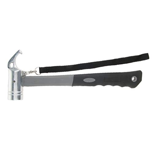 Carbon Steel Camping Hammer Mallet Puller for Tent Peg Stake 35mm ...