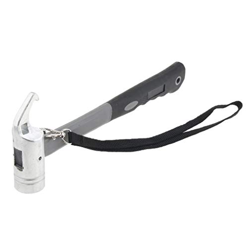 Carbon Steel Camping Hammer Mallet Puller for Tent Peg Stake 35mm ...