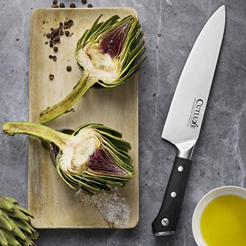 Cutluxe Chef Knife – 8 Inch Kitchen Knife Forged of High Carbon Ge...