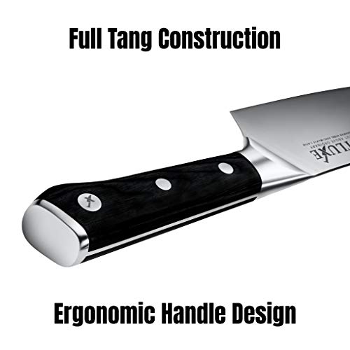 Cutluxe Chef Knife – 8 Inch Kitchen Knife Forged of High Carbon Ge...