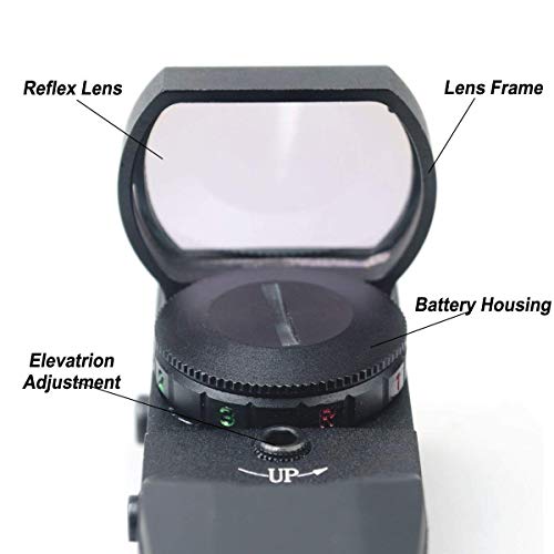 CVLIFE 1X22X33 Red Green Dot Sight Riflescope Reflex Sight for...