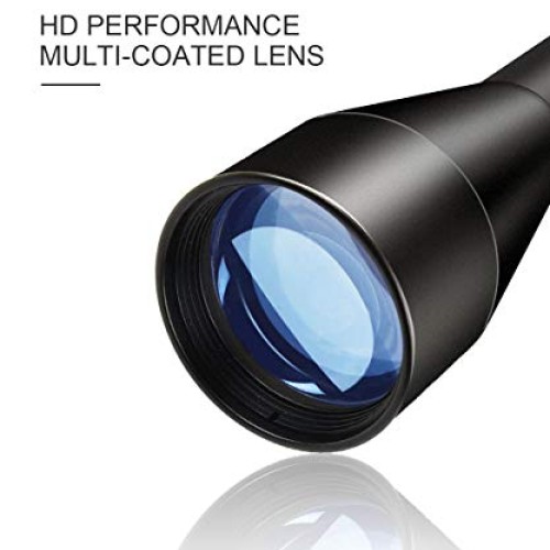 CVLIFE 3-9x40 Optics R4 Reticle Crosshair Scope with 20mm Free Mounts