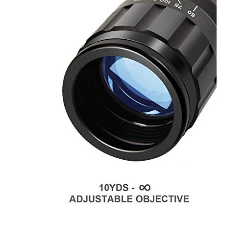 CVLIFE 3-9x40AO Optics R4 Reticle Crosshair Scope with 20mm Free M...