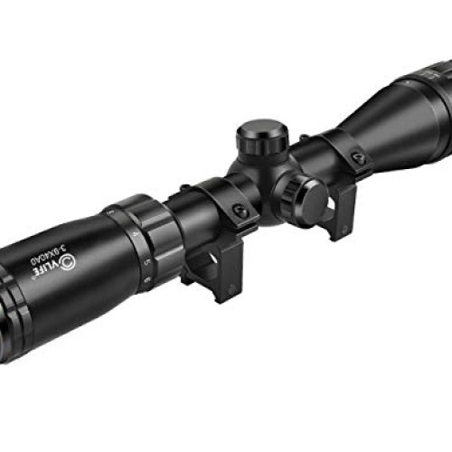 CVLIFE 3-9x40AO Optics R4 Reticle Crosshair Scope with 20mm Free M...