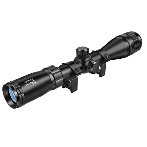 CVLIFE 3-9x40AO Optics R4 Reticle Crosshair Scope with 20mm Free M...