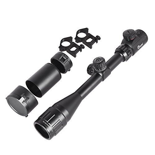 CVLIFE 4-16x44 Tactical Rifle Scope Red and Green Illuminated Buil...