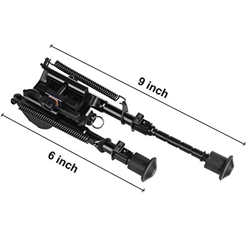 CVLIFE 6-9 Inches Bipod Quick Release Adapter Included for Hunting...