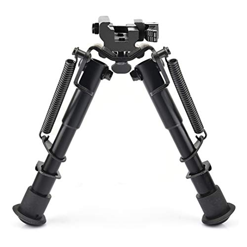 CVLIFE 6-9 Inches Rifle Bipod,Tactical Bipod with Quick Release Pi...