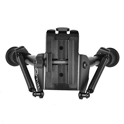 CVLIFE 6-9 Inches Tactical Bipod Adjustable Spring Return with 360...