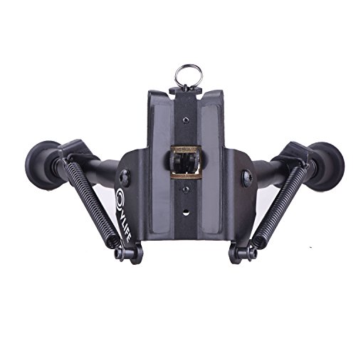 CVLIFE 6-9 Inches Tactical Rifle Bipod Adjustable Spring Return wi...