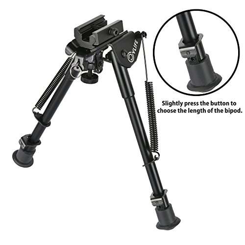 CVLIFE 9-13 Inches Bipod with Solid Sling Adapter Base