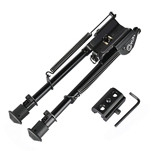 CVLIFE 9-13 Inches Bipod with Solid Sling Adapter Base