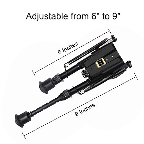 CVLIFE Bipod with M-LOK Mount Adapter 6-9 Inches Rifle Bipod Inclu...