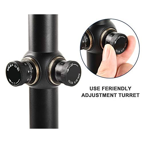 CVLIFE Hunting Rifle Scope 6-24x50 AOE Red and Green Illuminated G...