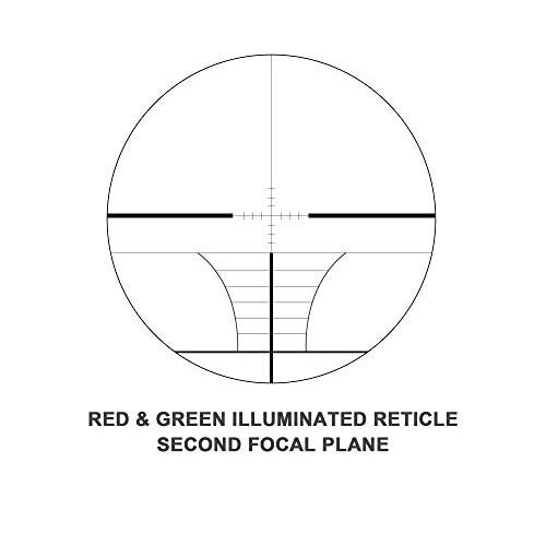 CVLIFE Hunting Rifle Scope 6-24x50 AOE Red and Green Illuminated G...
