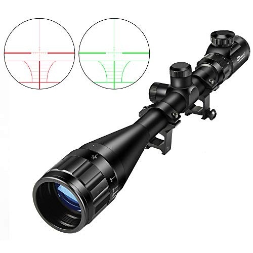 CVLIFE Hunting Rifle Scope 6-24x50 AOE Red and Green Illuminated G...